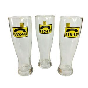 ITS4U Urban Wheat Ale 312‎ Goose Island Chicago Pilsner Beer Glasses Set of 3